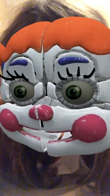 Preview for a Spotlight video that uses the fnaf circus baby Lens