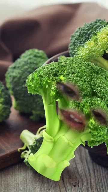 Preview for a Spotlight video that uses the Broccoli Face Lens