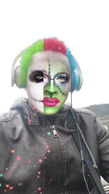 Preview for a Spotlight video that uses the Halloween Colors Lens