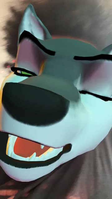 Preview for a Spotlight video that uses the Wolf Head 3d Lens