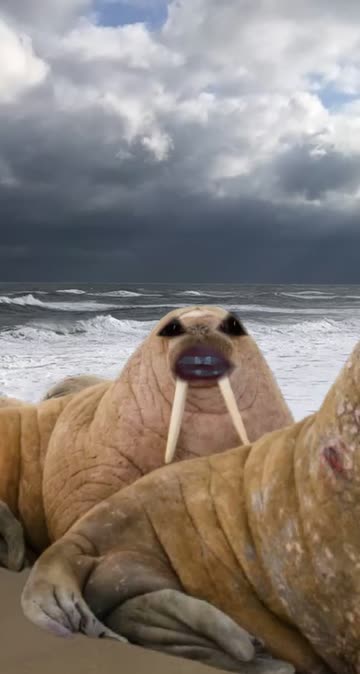 Preview for a Spotlight video that uses the i am the walrus Lens
