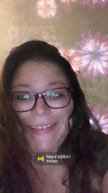 Preview for a Spotlight video that uses the Firework Eyes Lens