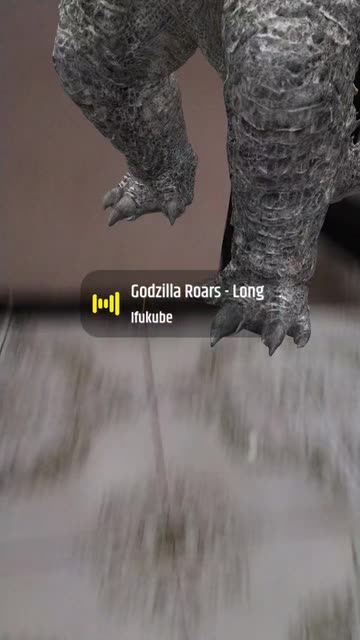 Preview for a Spotlight video that uses the Godzilla Walk Lens