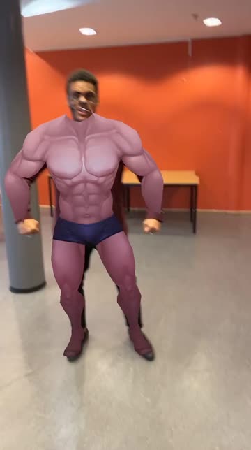 Preview for a Spotlight video that uses the Body Builder Lens