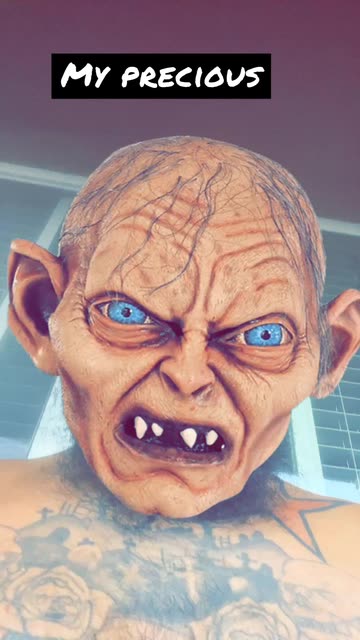 Preview for a Spotlight video that uses the GOLLUM LOTR Lens