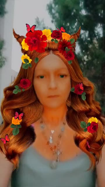 Preview for a Spotlight video that uses the Forest Beauty  Lens