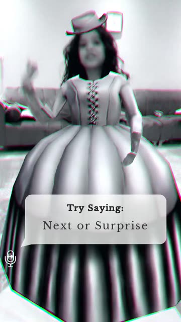 Preview for a Spotlight video that uses the Victorian Dresses Lens