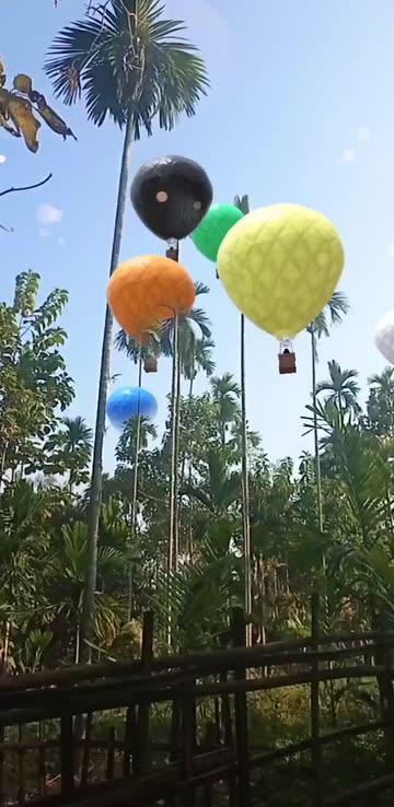 Preview for a Spotlight video that uses the Hot Air Balloons Lens