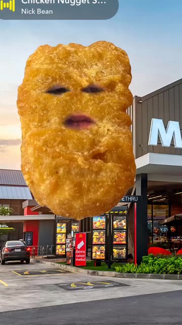 Preview for a Spotlight video that uses the Chicken Nugget Lens