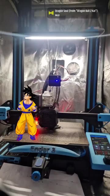 Preview for a Spotlight video that uses the Twerking Goku Lens