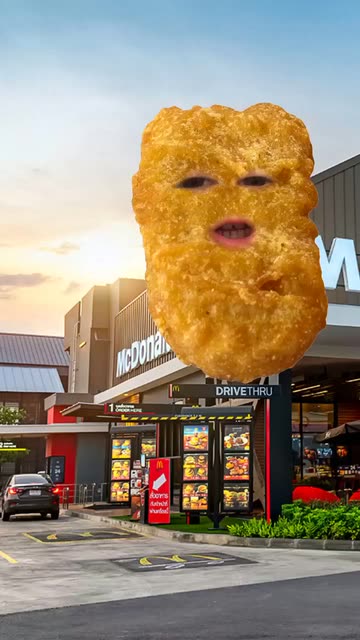 Preview for a Spotlight video that uses the Chicken Nugget Lens