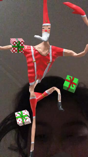 Preview for a Spotlight video that uses the Liquid Santa Lens