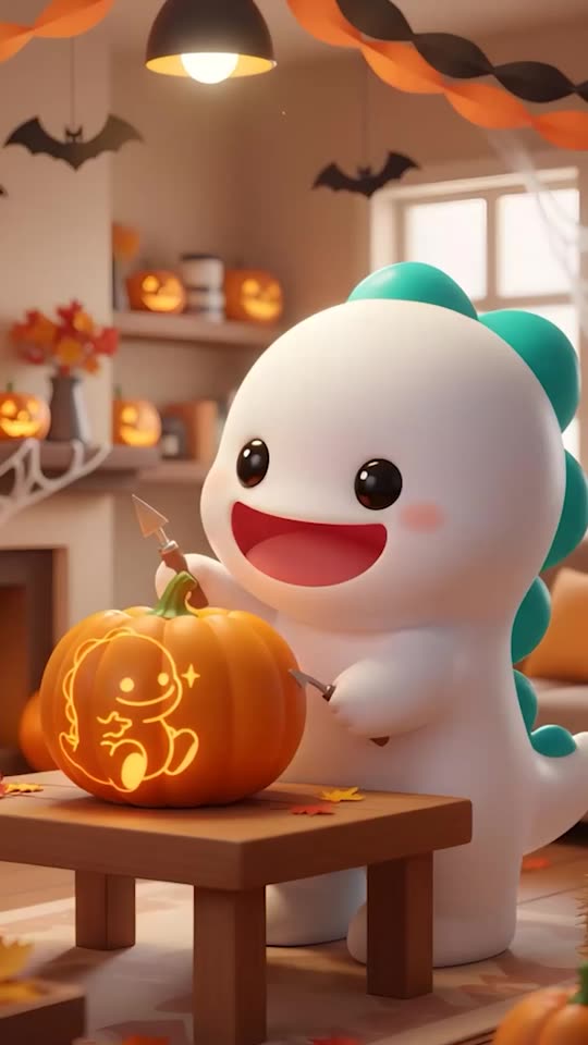 BIGO LIVE Pumpkin Dino & Witch Dino セット BIGO LIVE Pumpkin Dino & Witch Dino セット