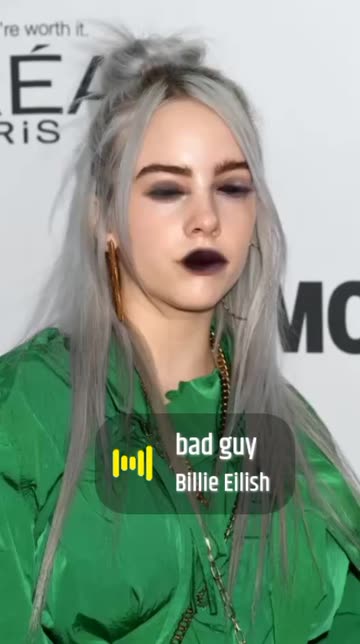 Preview for a Spotlight video that uses the BILLIE EILISH Lens