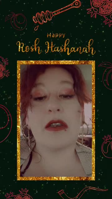 Preview for a Spotlight video that uses the Happy Rosh Hashanah Lens
