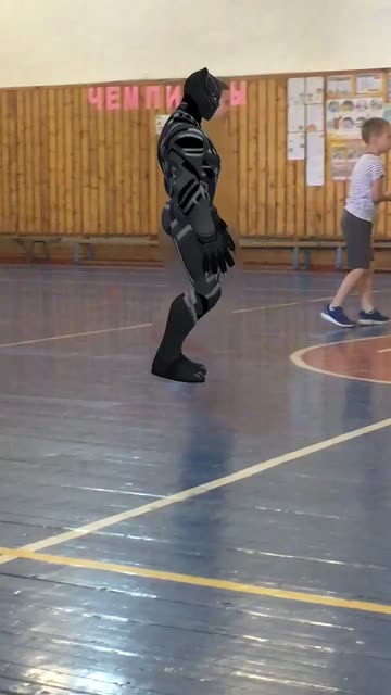Preview for a Spotlight video that uses the Black Panther Suit Lens