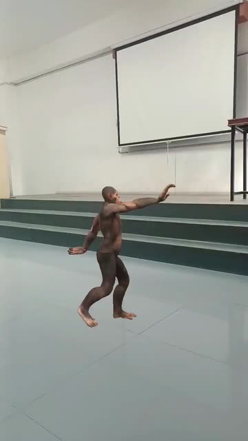 Preview for a Spotlight video that uses the Monkey Dance Lens