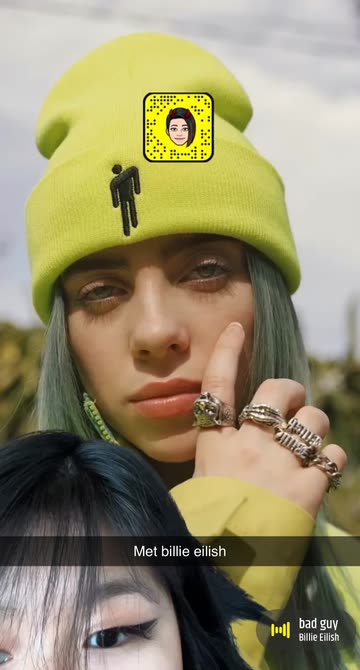 Preview for a Spotlight video that uses the Billie Eilish Lens