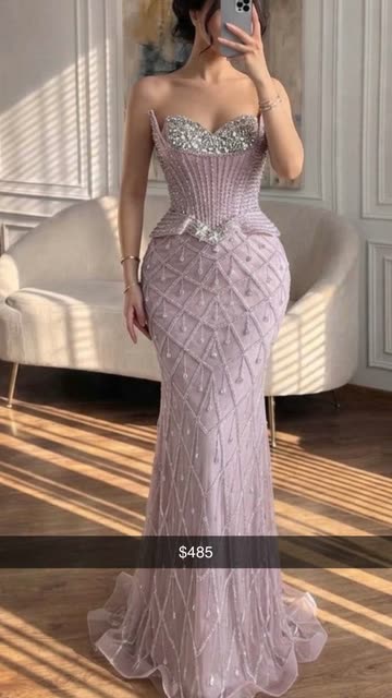 open lace back dress Drop Waist Black Long Ball Gown Prom Dress with Bubble Short Sleeves main image 1
