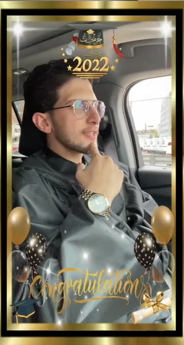 Preview for a Spotlight video that uses the Graduation 2022 Lens