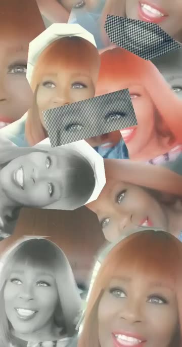 Preview for a Spotlight video that uses the Fashion Collage Lens