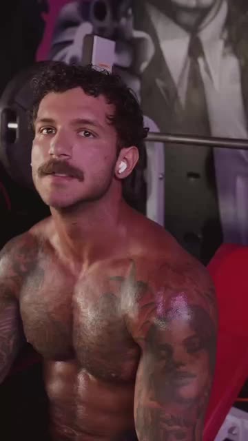 Muscular Man Tattoos Videos