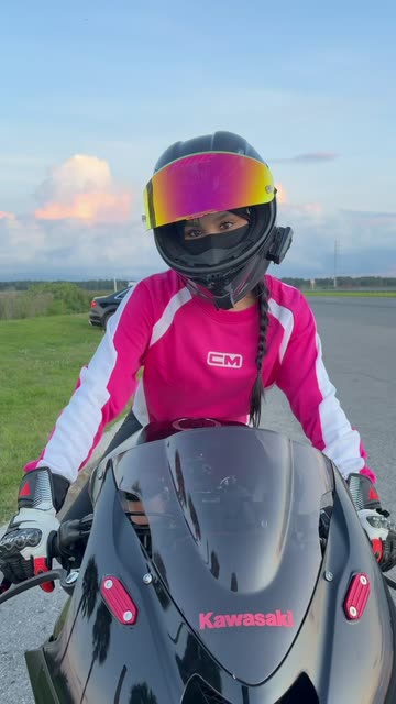 girls wearing pink motorcycle helmets Small Horns - Helmet Accessory Easily install KYT Unveils TT-REVO additional colorway