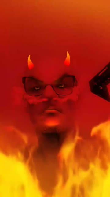 Preview for a Spotlight video that uses the Demon in Fire Lens