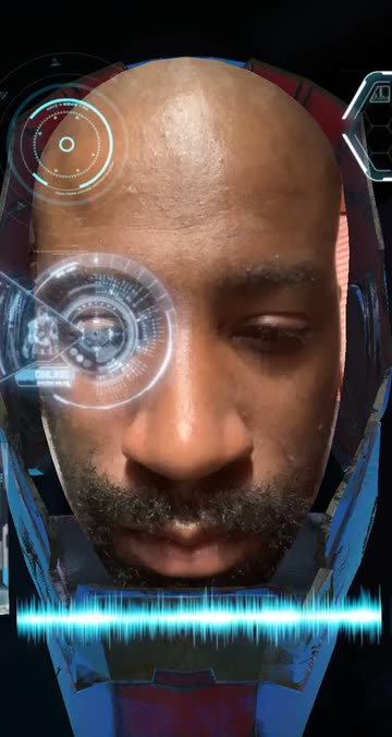 Preview for a Spotlight video that uses the Iron Man Hud Lens