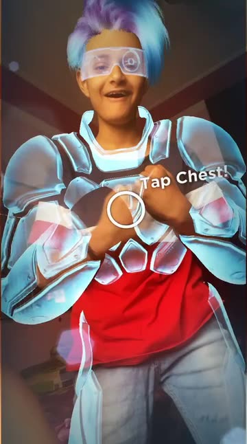 Preview for a Spotlight video that uses the Holo Suit Lens