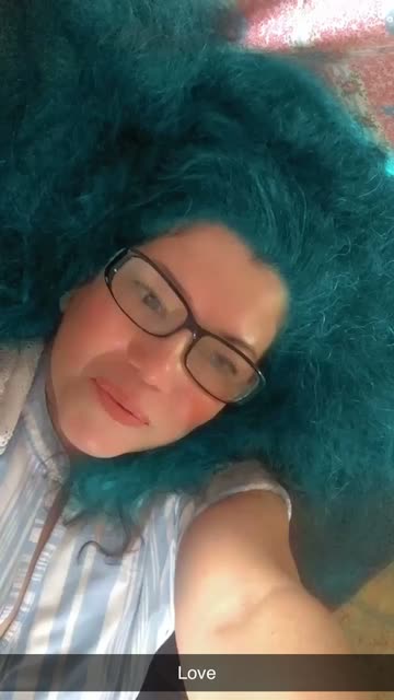 Preview for a Spotlight video that uses the Cyan Hair Color Lens