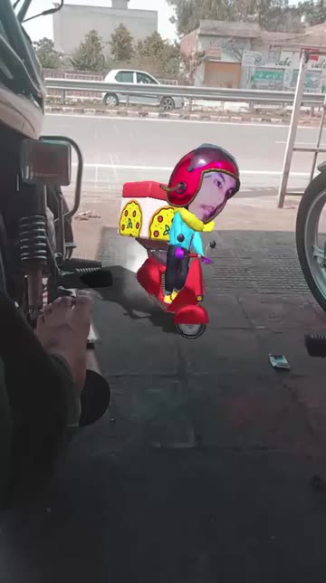 Preview for a Spotlight video that uses the Motorcycle Lens