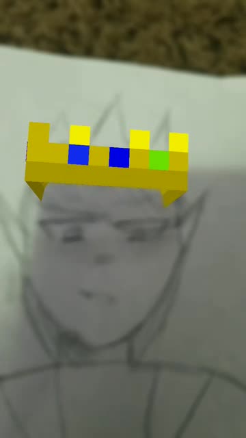 technoblade crown Lens by alice - Snapchat Lenses and Filters