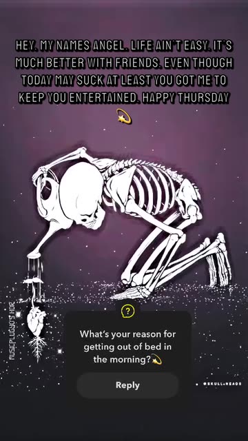 Preview for a Spotlight video that uses the Skeleton Life Lens