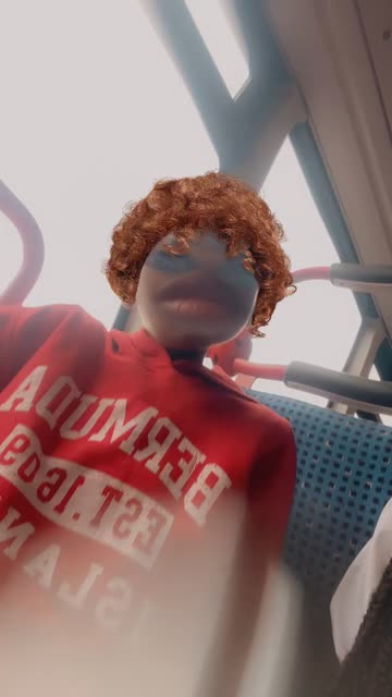 Preview for a Spotlight video that uses the Hairy Morph Lens