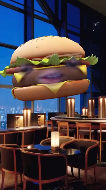 Preview for a Spotlight video that uses the Burger Head Lens