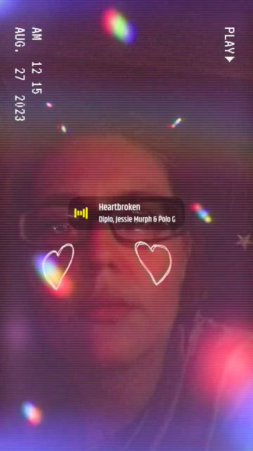 Preview for a Spotlight video that uses the Heartbroken blush Lens