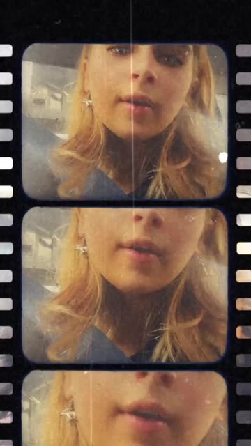 Preview for a Spotlight video that uses the Old Movie Collage Lens