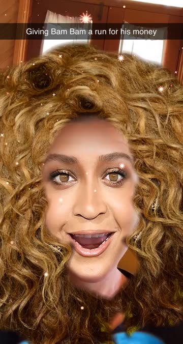 Preview for a Spotlight video that uses the Beyonce Hair Lens