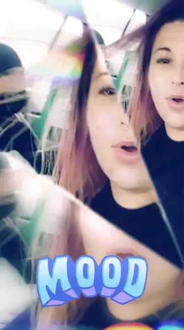 Preview for a Spotlight video that uses the Rainbow Collage Lens