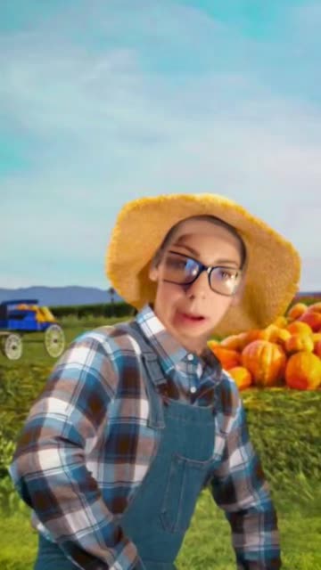 Preview for a Spotlight video that uses the Thanksgiving Farmer Lens