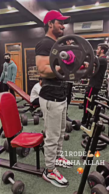 Preview for a Spotlight video that uses the HDR Veins Gym Lens
