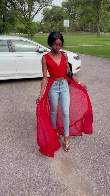 red maxi dress outfit ideas 24 Fashionable Outfits Inspiration