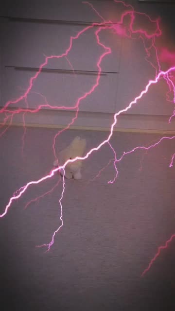 Preview for a Spotlight video that uses the Pink Lightning: Pink Venom by Blackpink Lens