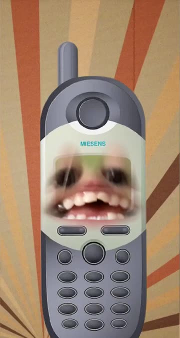 Preview for a Spotlight video that uses the Old Handphone Face Lens