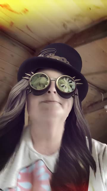 Preview for a Spotlight video that uses the Steampunk Look Lens
