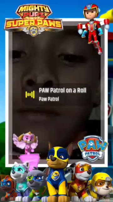 Preview for a Spotlight video that uses the Paw Patrol Mighty Lens