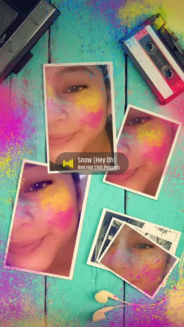 Preview for a Spotlight video that uses the Colorful Set Lens
