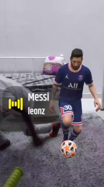 Preview for a Spotlight video that uses the leo messi psg Lens