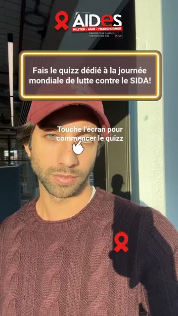 Preview for a Spotlight video that uses the World Aids Day Lens